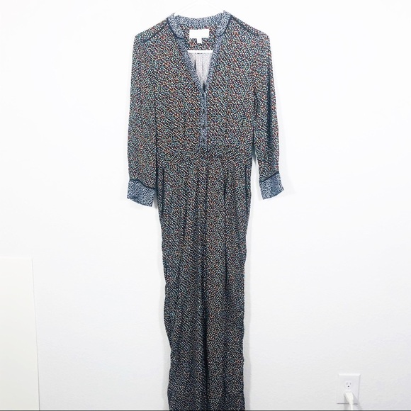 🔥MOVING SALE🔥 Anthropologie ETT TWA Christine Silken black jumpsuit - Picture 3 of 12